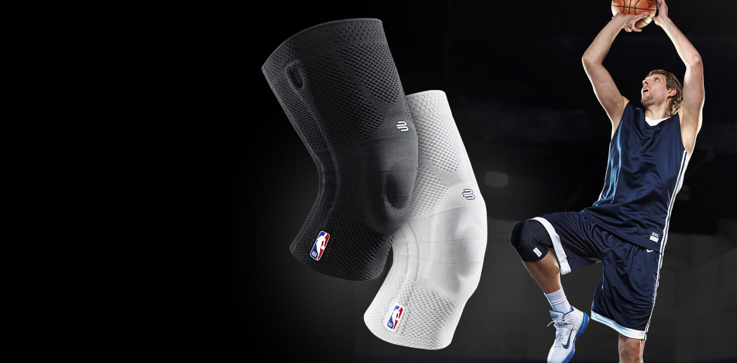 Introducing the NEW GenuTrain NBA Knee Brace Bauerfeind and NBA Announce Global Licensing Partnership