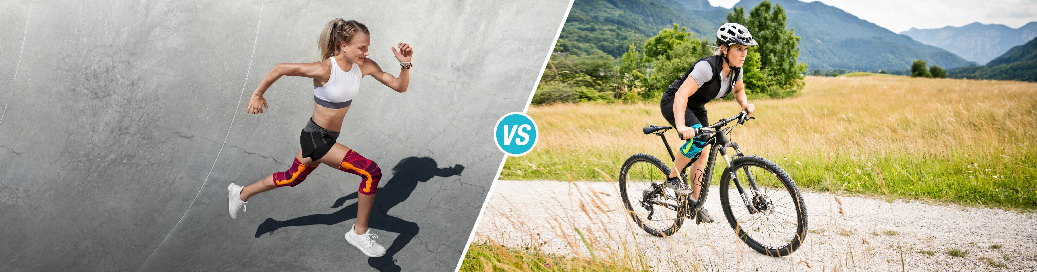 Cycling vs Running Bauerfeind