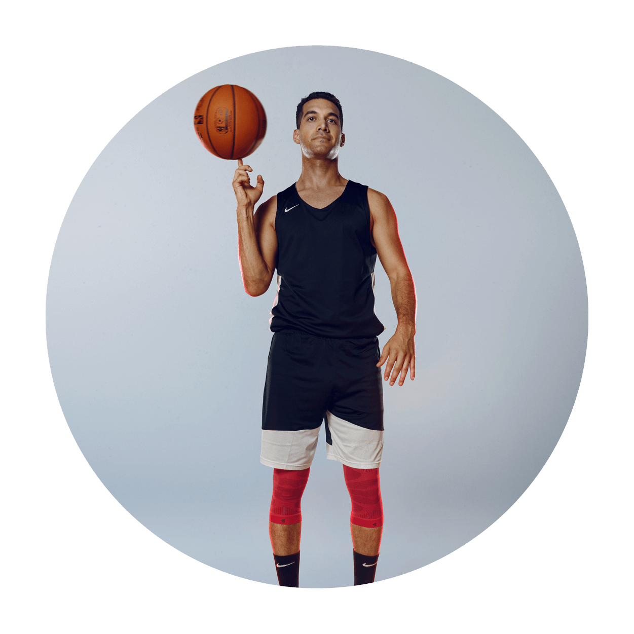 Sports Compression Knee Support NBA with Team Editions, Basketball, Activity