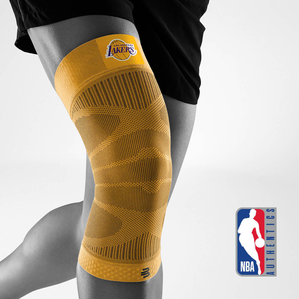 Sports Compression Knee NBA Lakers Basketball Activity Bauerfeind
