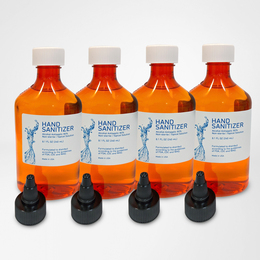 4-PK Hand Sanitizer 8.1 oz (240mL) 80% Alcohol