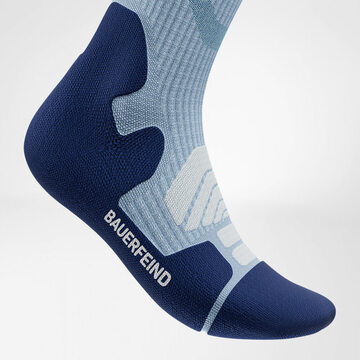 Outdoor Merino Mid Cut Socks | Socks and Sleeves for Running | Running |  Activity | Bauerfeind | Kompressionsstrümpfe