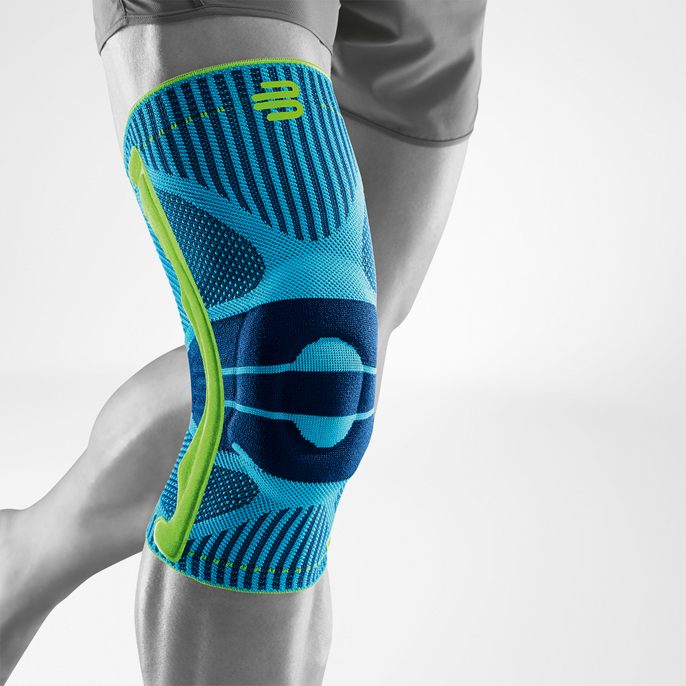 Bauerfeind Sports Knee Support 膝用サポーター(M,オールブラック)