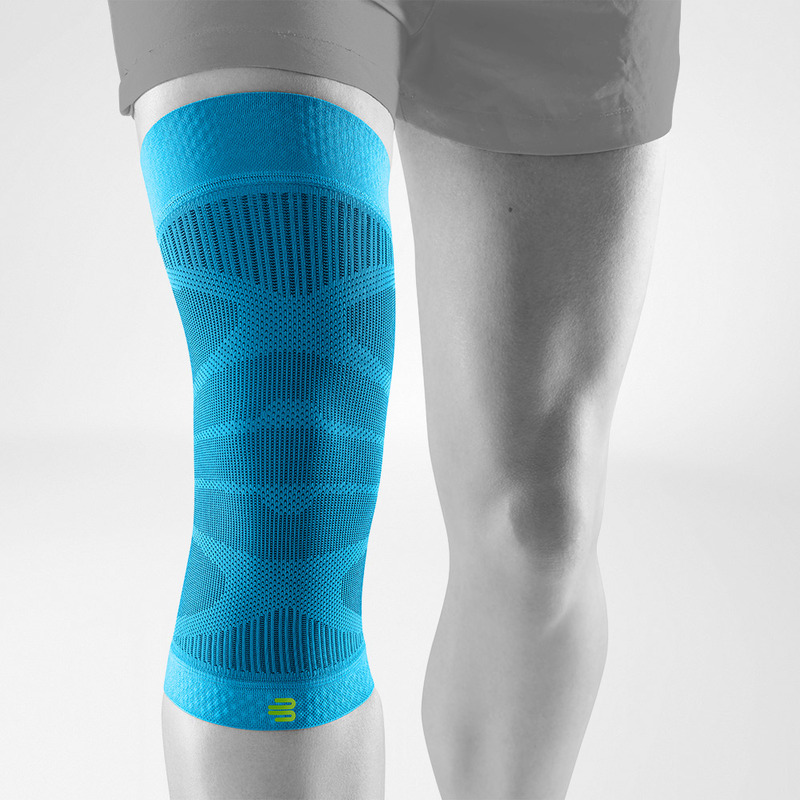 Bauerfeind Sports Knee Support 膝用サポーター(M,オールブラック)