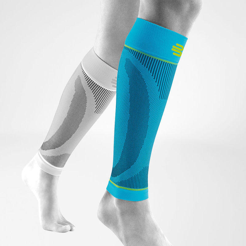 Sports Leg Calf Support Knee padding Stretch Sleeve Compression Socks Running * 