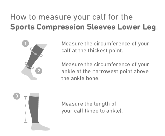 Calf Sleeve Size Chart – GO Sleeves